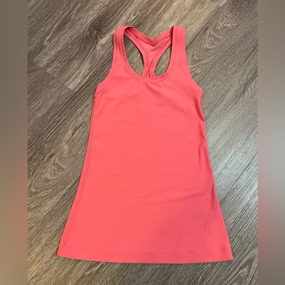 lululemon athletica Tops - Lululemon Guava Pink Nulu Cool Racerback tank size 2
